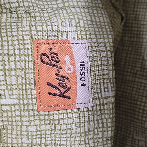 Fossil Key-Per Multi-color Floral Coated Canvas Weekender Bag - Picture 15 of 15